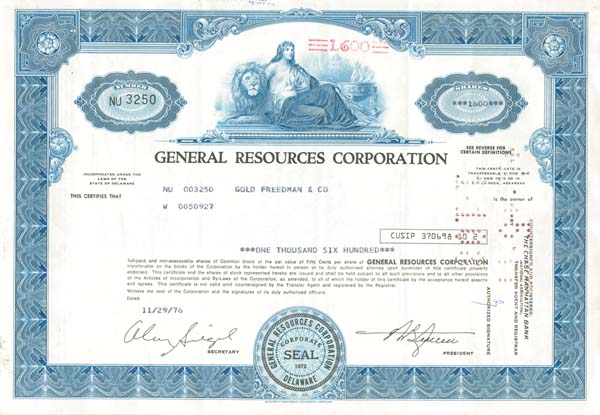 General Resources Corporation